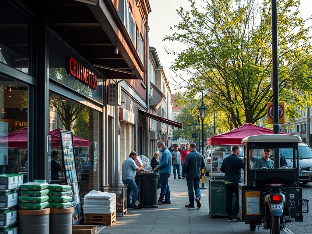 Herb Lidzbarka Warmińskiego z napisem 'Lidzbark Warmiński uzdrowiskiem - nowe możliwości pracy'